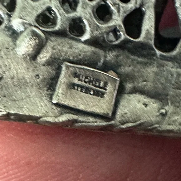 Vintage Michelle Sterling Silver Lion & Lioness Jungle Scene Brooch 9.0g - Picture 3 of 7